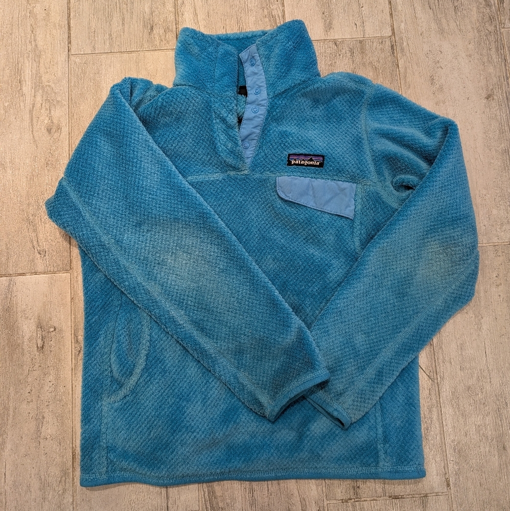 Patagonia Re-Tool Half-Snap Pullover In Blue, XS